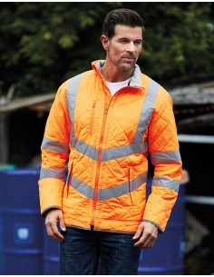Y-HVW706-Hi-Vis Kensington Jacket With Fleece Lining 2